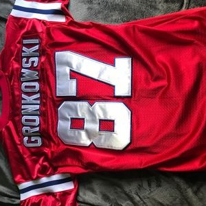Gronk NFL New England Patriots Throwback Jersey